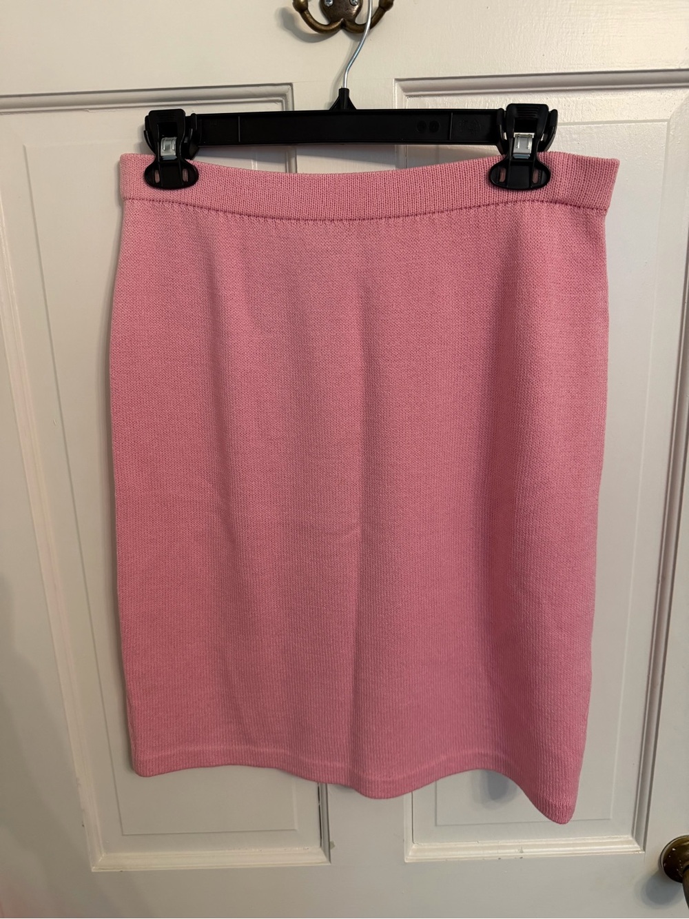 St. John Pink Knit Pencil Skirt